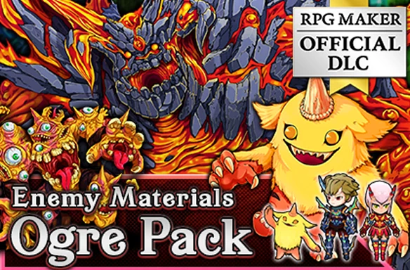 RPG MAKER OFFICIAL DLC Enemy Materials Ogre Pack