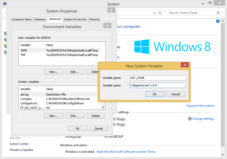 License file path. Apache Ant
